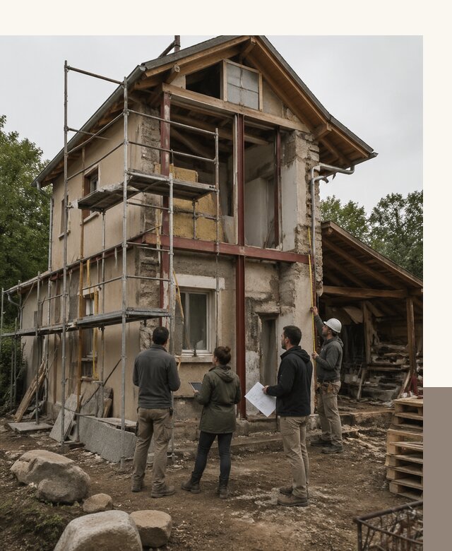 Реконструкция загородного дома под ключ в Прокопьевске от бюро