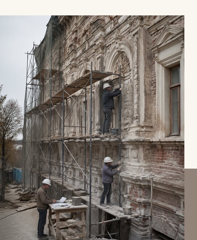 Реставрация объектов культурного наследия под ключ в Прокопьевске